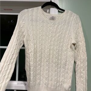St. John's Bay Ivory Cable Knit Sweater